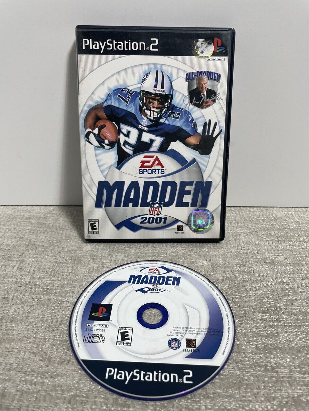 Madden NFL 2001 PS2 Sony PlayStation 2